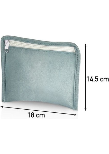 Rainbow Serisi Beyaz Keçe Kumaş Valiz Düzenleyici Set 36x27x14 cm ve Çeşitli Boyutlar