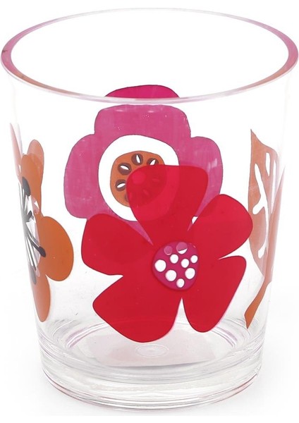 2 Adet Kalemlik Kırmızı Papatya Desenli Ofis Gereci 8X8X9CM indirimleri