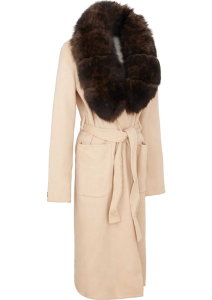 Bej Tekstil-Kürk Kadın Deri Mont - K23IKM320363-Q8A fiyatları