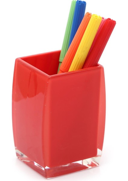 2 Adet Kalemlik Kalpli Model Ofis Gereci 6X6X10CM modelleri