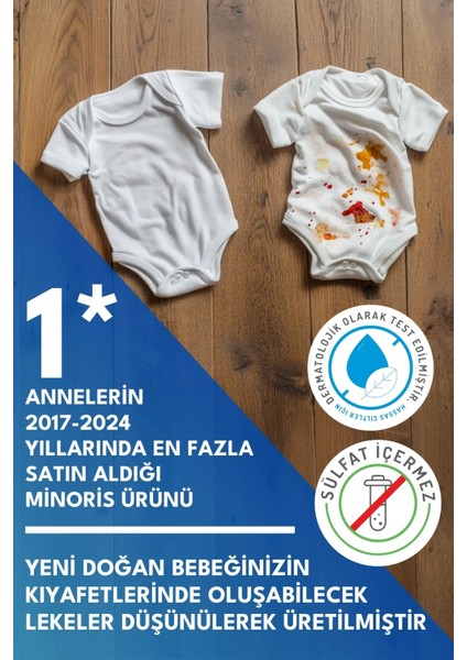 Baby Organik Leke Çıkarıcı 500 ml - Bebek Kıyafetleri İçin Hassas Formül, Türkiye'de Üretilmiştir, Renk Koruma Konsantresi indirimleri