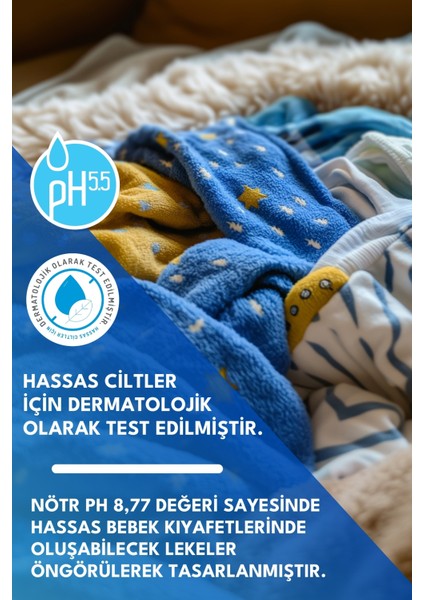 Baby Organik Leke Çıkarıcı 500 ml - Bebek Kıyafetleri İçin Hassas Formül, Türkiye'de Üretilmiştir, Renk Koruma Konsantresi