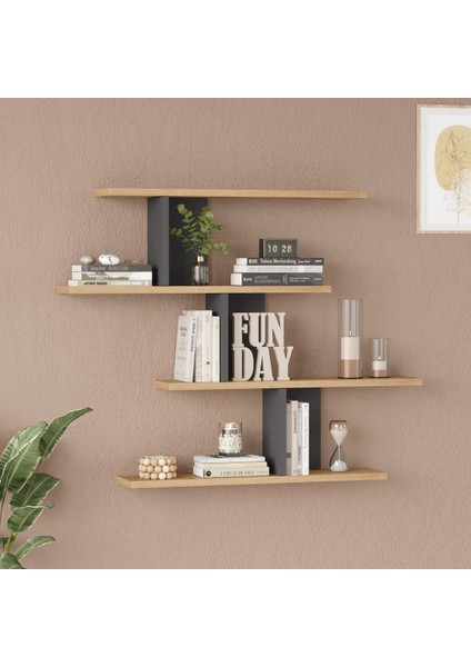 Shelf 24 Duvar Rafı Sepet-Antrasit WL24-SA fiyatları