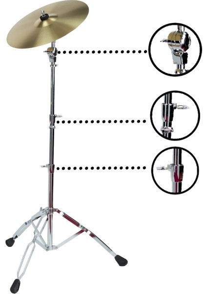 Drm-21 Latin Perküsyon Timbal Seti (Stand Zil Cowbell Dahil) modelleri
