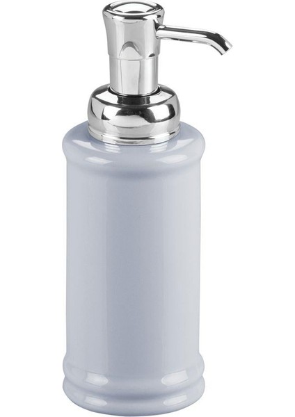 2 Adet Porselen Sıvı Sabunluk Gri 7X7X20CM 355ML fırsatları