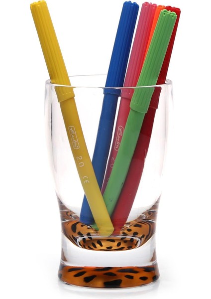 2 Adet Kalemlik Leopar Desenli Ofis Gereci 6X6X11CM 300ML fırsatları