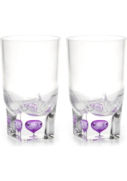 2 Adet Kalemlik Mor Damlalı Akrilik Ofis Gereci 7X7X13CM fiyatları