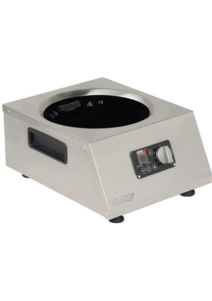 IND25.I15 Cam Yüzeyli Wok Indüksiyon Ocak, 3500 W, Elektrikli