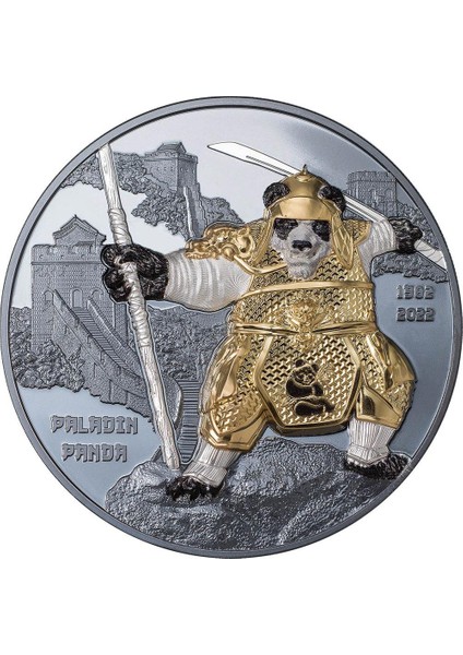Rimagold Rimagold Paladin Panda Gümüş Sikke Coin