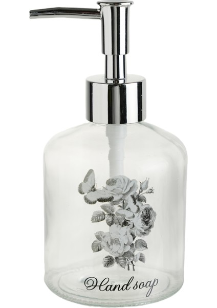 2 Adet Cam Sıvı Sabunluk,çiçekli 300ML Banyo Seti 7,6X15,5CM fiyatları