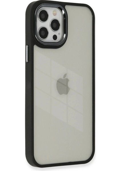 Newface iPhone 12 Pro Max Kılıf Dora Kapak - Siyah