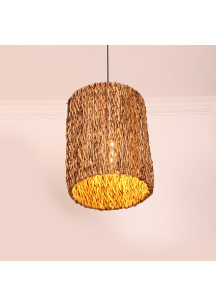 Mylamp Alanya Doğal Abaka 35X45 cm Avize fırsatları