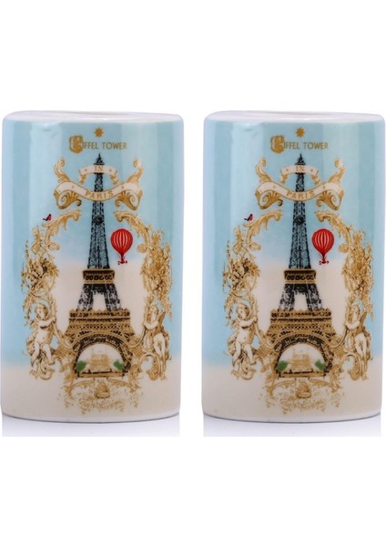 2 Adet Kalemlik Romantik Yeşil Model Seramik Ofis Gereci 7X7X11CM fiyatları