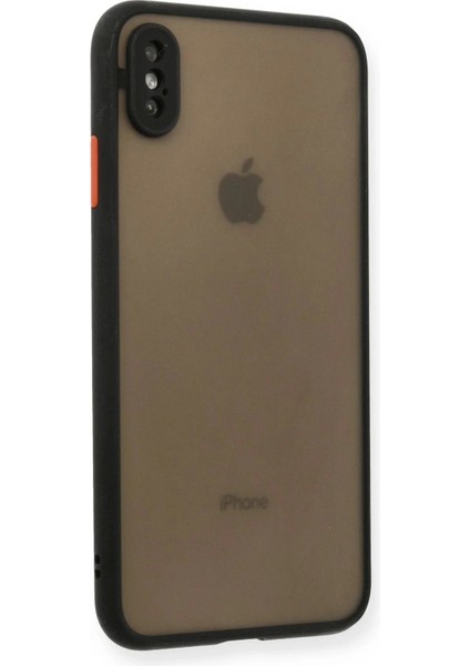 Newface iPhone Xs Max Kılıf Montreal Silikon Kapak - Siyah fiyatları