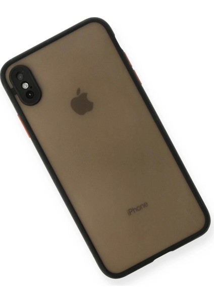 Newface iPhone Xs Max Kılıf Montreal Silikon Kapak - Siyah modelleri