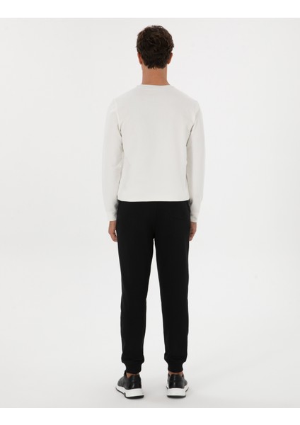 Erkek Siyah Slim Fit Eşofman Altı 50317676-VR046 fırsatları