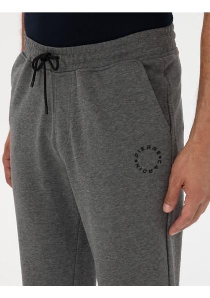 Erkek Antrasit Melanj Slim Fit Eşofman Altı 50317676-VR081 indirimleri