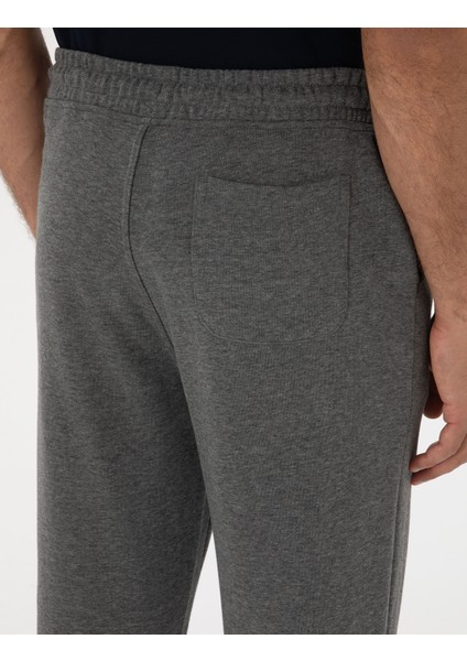 Erkek Antrasit Melanj Slim Fit Eşofman Altı 50317676-VR081