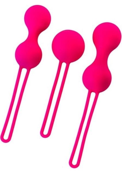 Redvil Kegel Vajinal Top Seti Pembe 16,5 cm