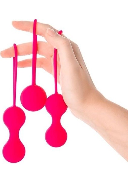 Redvil Kegel Vajinal Top Seti Pembe 16,5 cm modelleri