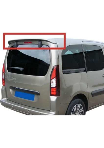 Tepee - Berlingo 2012-2024 Ps Model Spoiler (( Parlak Siyah Boyalı))