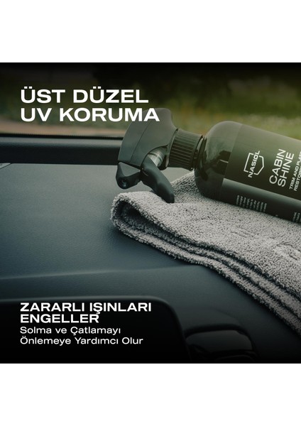 Cabinshine Trim ve Plastik Korucuyu/Yenileyici-500ml-Plastik Yüzey,Torpido Parlatıcı Bakımı indirimleri