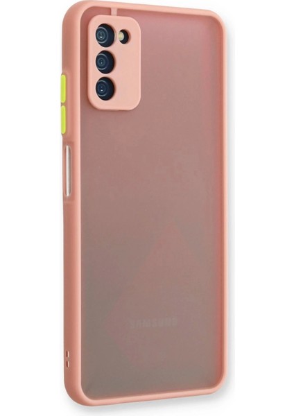 Newface Samsung Galaxy A03S Kılıf Montreal Silikon Kapak - Pembe fiyatları