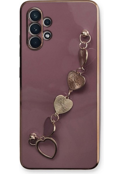 Newface Samsung Galaxy A32 Kılıf Esila Silikon - Mor fiyatları