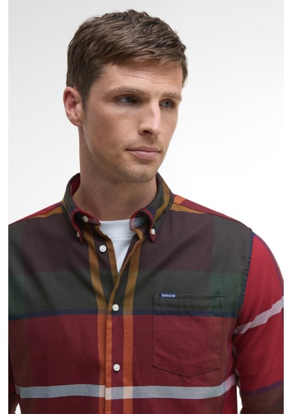 Dunoon Tailored Tartan Gömlek TN69 Winterberry Tartan indirimleri