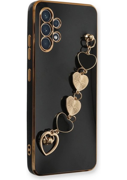 Newface Samsung Galaxy A32 Kılıf Esila Silikon - Siyah