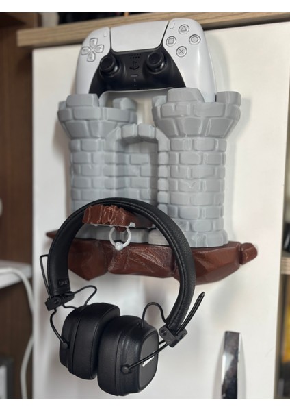Controller & Kulaklık Kule Standı – 3D Baskı Çok Amaçlı Tutucu modelleri