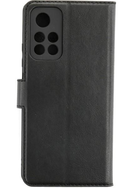 Newface Xiaomi Redmi Note 11T Kılıf Trend S Plus Kapaklı Kılıf - Siyah