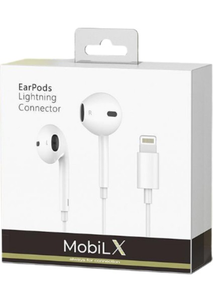Mobilx iPhone Lightning Kablolu Kulaklık – Orijinal Ses, Mikrofonlu, Tak-Çalıştır fiyatları