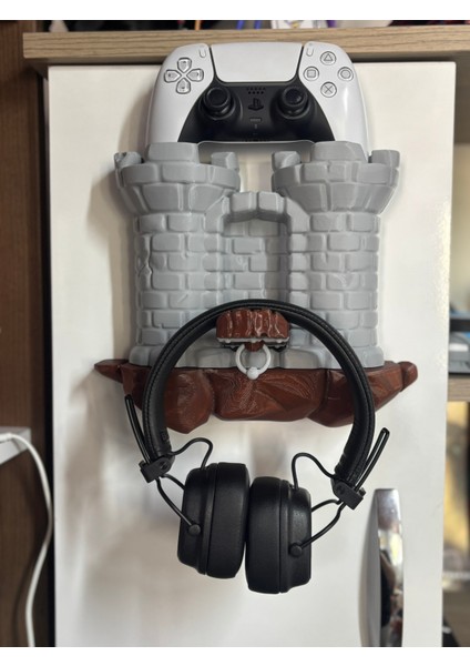 Controller & Kulaklık Kule Standı – 3D Baskı Çok Amaçlı Tutucu