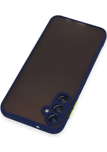 Newface Samsung Galaxy A14 4g Kılıf Montreal Silikon Kapak - Lacivert modelleri