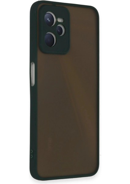 Newface Realme C35 Kılıf Montreal Silikon Kapak - Yeşil fiyatları