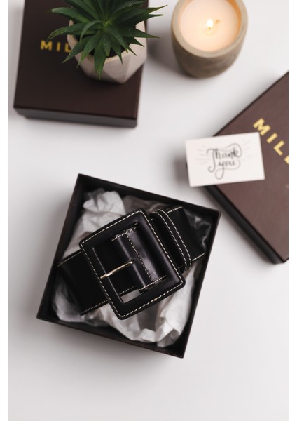 Geniş kadin Deri Kemer Siyah Hakiki Deri Ceket Kemeri Elbise Şık Kalın Kemer %100 Gerçek Deri indirimleri