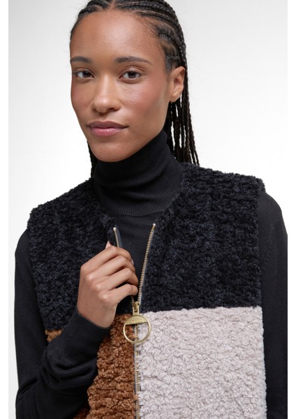 Cathy Polar Yelek ST31 Natural/camel/black indirimleri