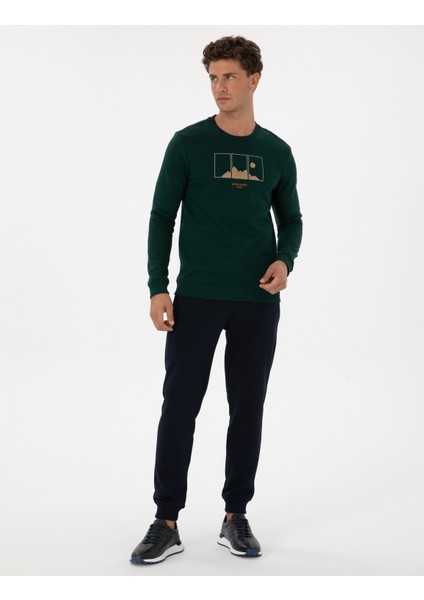 Erkek Lacivert Slim Fit Eşofman Altı 50317676-VR033 modelleri