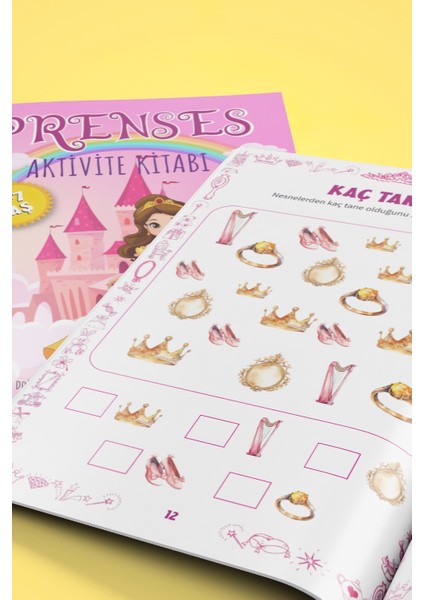 Prenses Aktivite Kitabı | Çocuklar Için 4-7 Yaş | 32 Sayfa | Eğitici ve Eğlenceli Etkinlikler modelleri