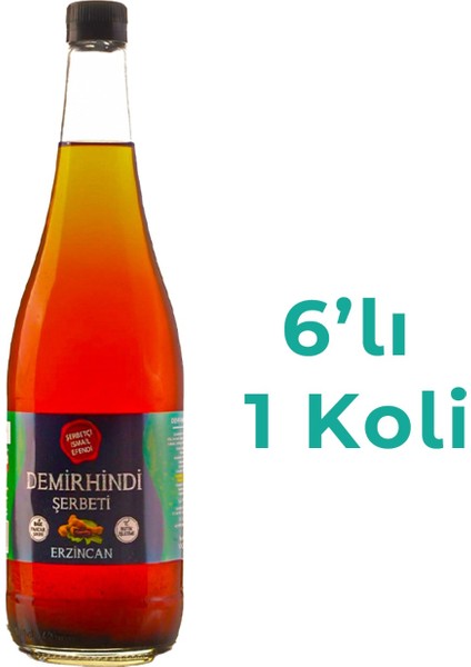 Şerbetçi Ismail Efendi Demirhindi Şerbeti 1l x 6 Şişe fiyatları