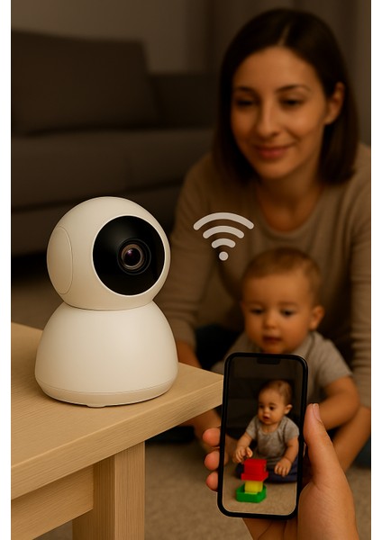 AHD-20600 Wi-Fi Kamera Hd Görüntü Gece Görüş Hareket Algılama Sesli Takip fiyatları