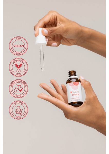 Ginseng Serum 30 Ml (panax Ginseng Root Extract %10 + Niacinamide %5) modelleri