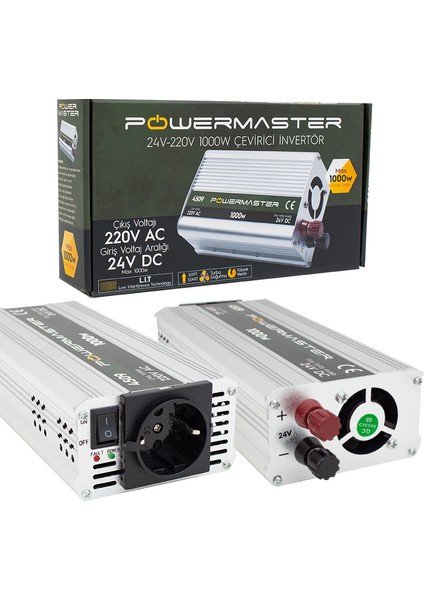 Powermaster PM-4509 24 Volt - 1000 Watt Modifiye Sinüs Inverter modelleri