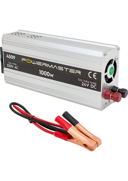 Powermaster PM-4509 24 Volt - 1000 Watt Modifiye Sinüs Inverter indirimleri
