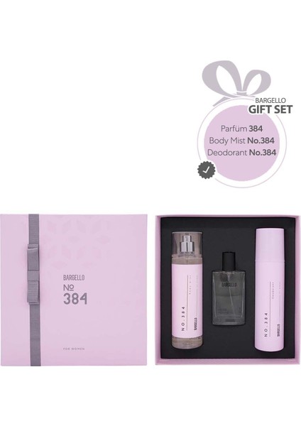 Kadın Parfüm ve Deodorant Seti No.384 EDP - 50 ml, Çiçeksi Aroma, Hediye Seçeneği, Uzun Süre Kalıcı, Günlük Kullanım için Uygun fiyatları