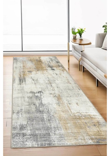 Dijital Yıkanabilir Kaymaz Salon Halısı Mutfak Halısı Yolluk Balkon Halısı DC-7273