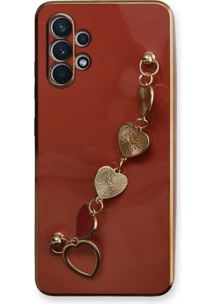 Newface Samsung Galaxy A32 Kılıf Esila Silikon - Kırmızı fiyatları