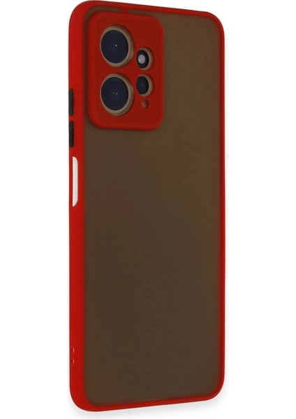 Newface Xiaomi Redmi Note 12 4g Kılıf Montreal Silikon Kapak - Kırmızı fiyatları