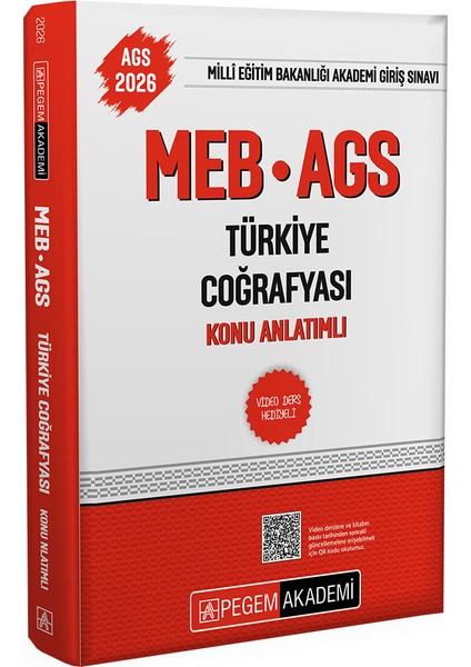 2026 MEB AGS Konu Anlatımlı Türkiye Coğrafyası